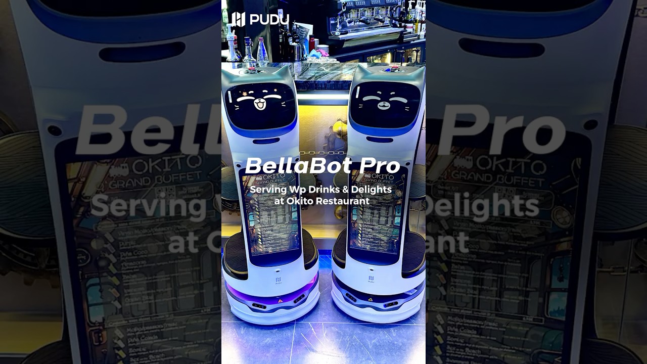 Pudu BellaBot Pro — Dünyanın En Popüler Etkileşimli Robot Garsonu