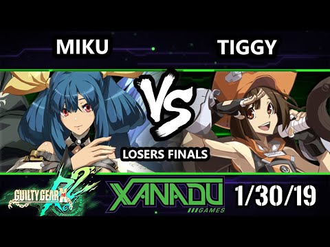 F@X 287 GGXRD2 - Miku RockShooter (Dizzy) Vs. Tiggy (May) - Guilty Gear XRD Rev 2 Losers Final
