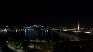 Istanbul timelapse view from hotel Golden City Istanbul  2021 time lapse  4k 8k