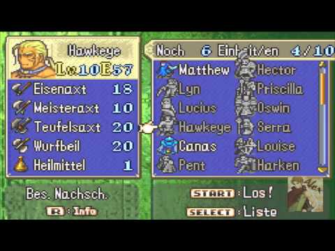 Let's play Fire Emblem 7 Part 66 - Shopping und Promotion