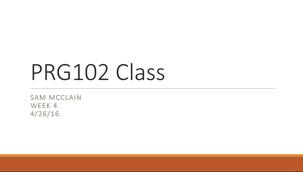 Programming Logic and Design I - File Handling and Applications