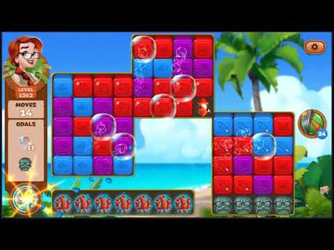 Lost Island Blast Adventure Level 1362 - NO BOOSTERS 🏝️ | SKILLGAMING ✔️