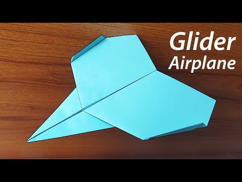 Glider Paper Plane | World's Best Paper Glider | Best Paper Airplane Glider