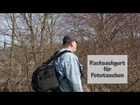Rucksackgurt für die Fototasche