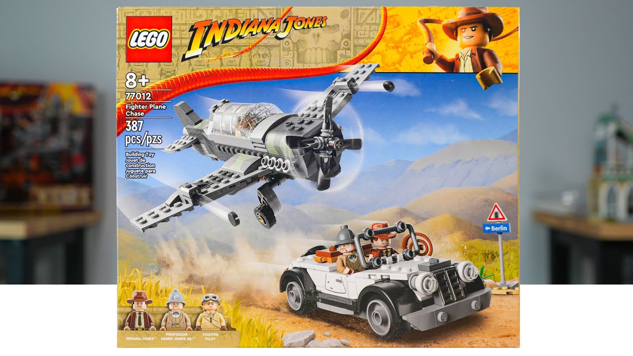 LEGO Indiana Jones 77012 FIGHTER PLANE CHASE Review! (2023)