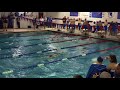 2017 Bixby HS Swim Invitational 200m Freestyle Race
