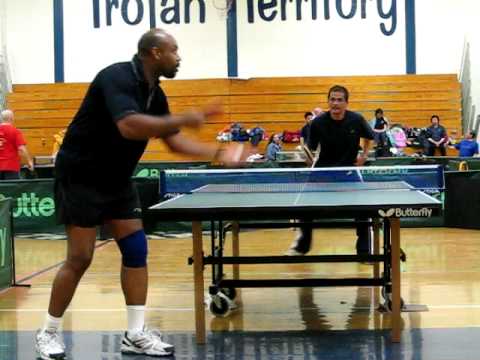 Erie Table Tennis Tournament Apr.5, 2009,   ASIF UD-DOULA  vs  COLIN GREENIDGE