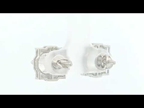 Earrings Platinum - 4.40ct. tw. Diamond (Lab-grown) - Diamond - E , VS2 video