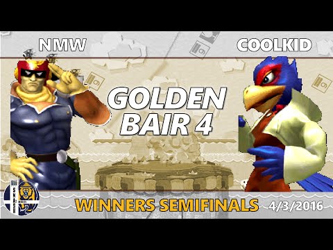 Golden Bair 4 - Winners Semifinals: NMW (C. Falcon) vs. Coolkid (Falco)