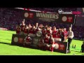 Arsenal celebrate Community Shield victory