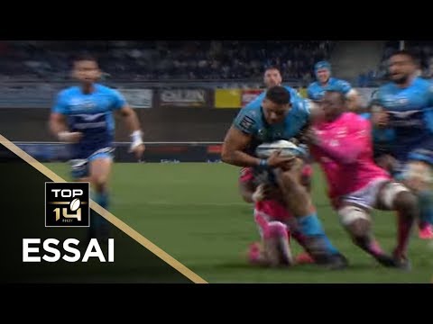 TOP 14 - Essai Mohamed HAOUAS (MHR) - Montpellier - Paris - J15 - Saison 2017/2018