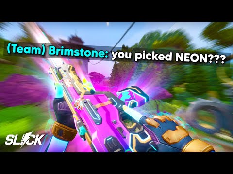 CARRYING the most TOXIC BOOSTED TEAMMATES with NEON on VALORANT