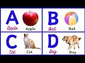 English Alphabets ABCD Learn Abcd A To Z Letter Words A For Apple ABCD For Kids Sri Dharanie Kids