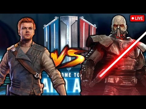 First Grand Arena with Jedi Knight Cal Kestis! Can He Beat Darth Malgus in 3v3?