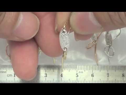 14K Gold Earwire Earring (10Pcs Diamond,0.05Cts)--Sold By Pair-PAF31528