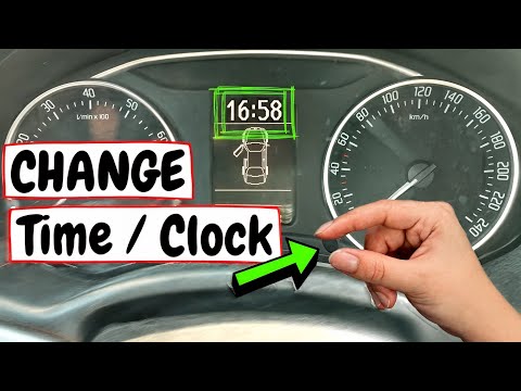 Skoda Octavia 2 Clock set: Time Settings & Change⏱ {Easy and Quick ADJUST}