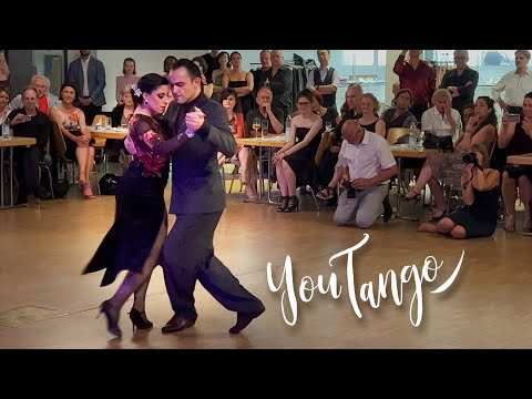  Bárbara Ferreyra  and  Agustín Agnez  are  dancing  to  the  tango  "  Nido Gaucho  "  by  Carlos di Sarli