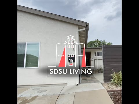7BD/3BA Home Right by SDSU, Private Patio and Yard!! property video