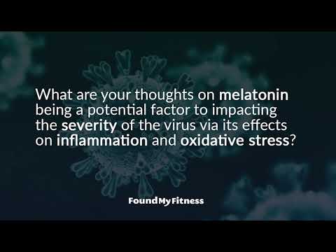 Rhonda Patrick on the role of melatonin in viral illness