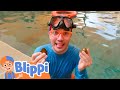 Blippi Searches For The Mother Pearl Blippi Full Episodes Learning Videos With Blippi