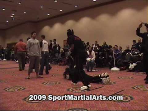 Rene Torres v Leon Jefferson - Boys superheavy continuous sparring - 2009 NBL Supergrands