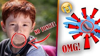 kid loses tongue while playing the floor is lava challenge *MUST WATCH!!!*