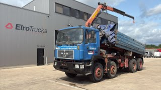 Venta de MAN 35.362 (6 CYLINDER / MANUAL PUMP / 8X4 / FALFINGER CRANE PK80 / volquete - Imagen 4 | Autoline BO MAN 35.362 (6 CYLINDER / MANUAL PUMP / 8X4 / FALFINGER CRANE PK80 / volquete | Imagen 4 - Autoline