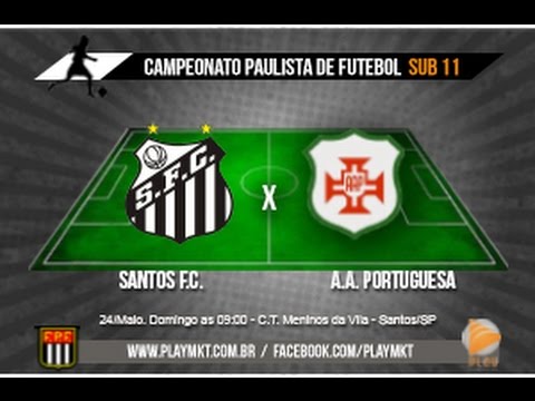 playmkt - Santos F.C. x A.A. Portuguesa - sub 11 - Campeonato Paulista de Futebol 2015