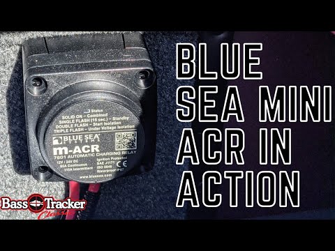 Blue Sea M-ACR on Bass Tracker Classic XL in action