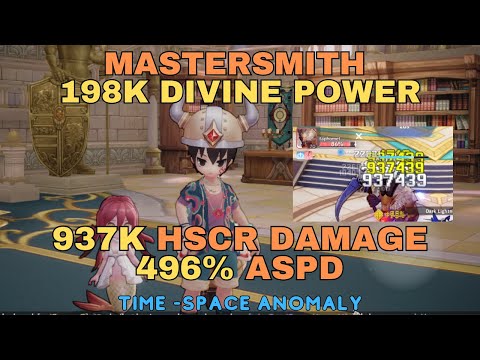 Mastersmith -  198K Divine Power with 900K HSCR Damage Guide - Ragnarok Origin Global