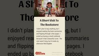 Learn English With A Short Visit To The Bookstore | Improve Your English #englishforbeginners