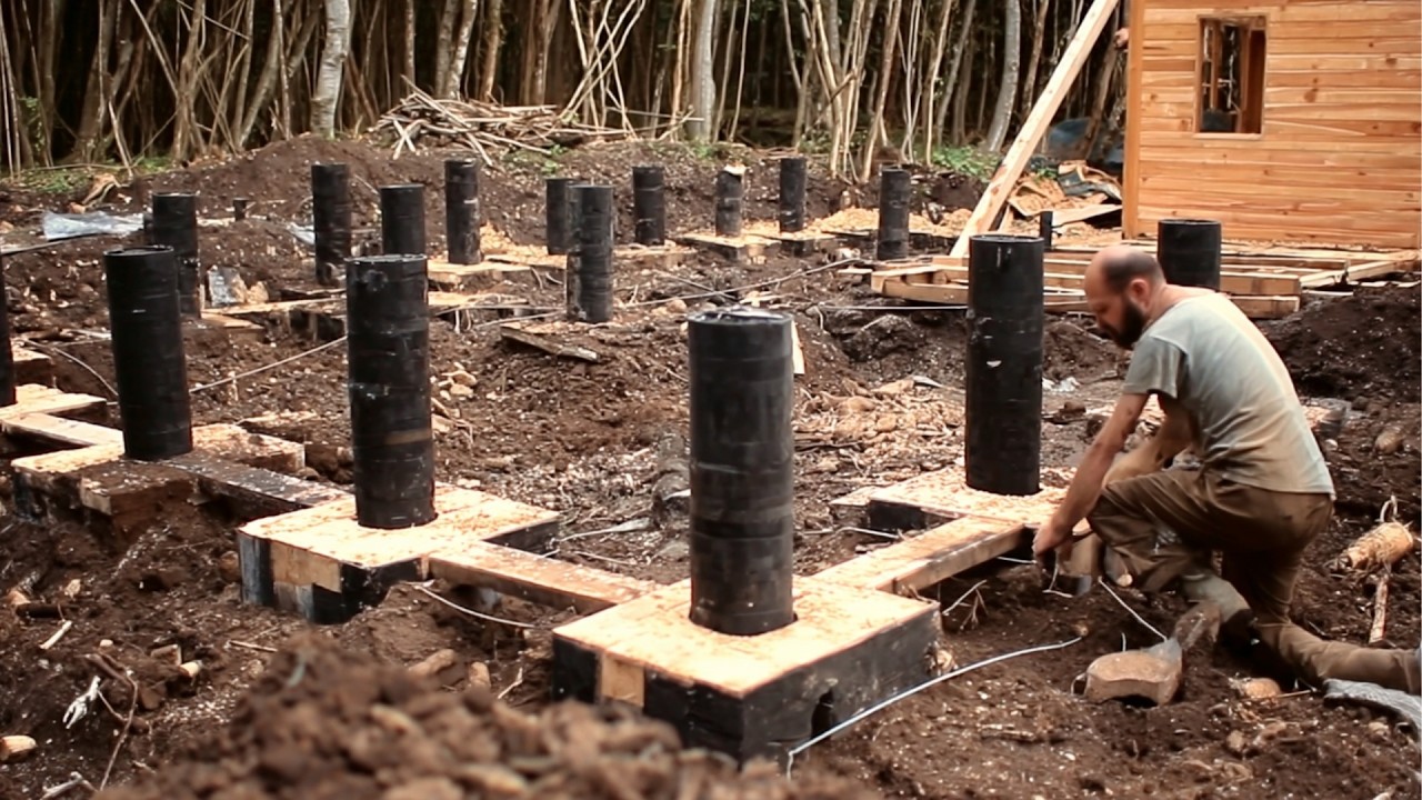 Man Spends 100 DAYS Building Wood CABIN in Volcanic Island | START TO FINISH by @WildGnomos