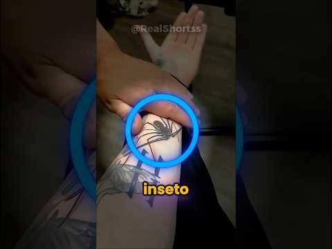Ele transforma insetos em “tatuagens” 😱