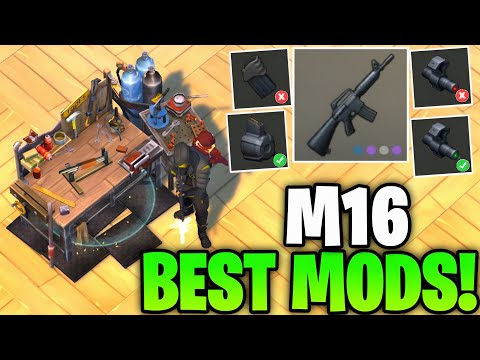 THIS IS THE BEST MODS EVER FOR M16 WEAPON! (INSANE DAMAGE) - Last Day on Earth: Survival