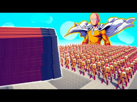 100x SAITAMA + GIANT vs EVERY GOD - TABS | Totally Accurate Battle Simulator 2024
