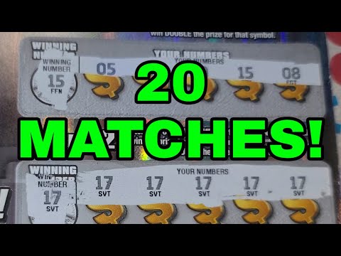 I GOT 20 MATCHES ON 1 LOTTERY TICKET! Texas Lottery...