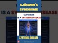 Sjogrens a Systemic Disease - signs and symptoms #sjogren #sjogrens #autoimmunedisease