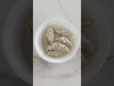 How to cook frozen dumplings 🥟 #dumplings #cookingtips #simplemeal #formom #forkids