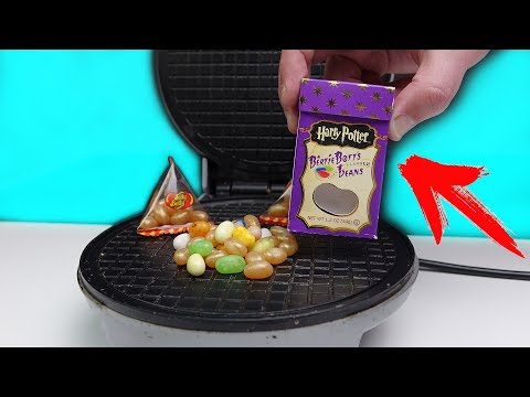 Crazy Harry Potter Candy VS Waffle Iron!! Disgusting Smell !!! Video