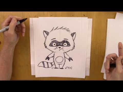 HOW TO DRAW A CARTOON - SUPER EASY!
