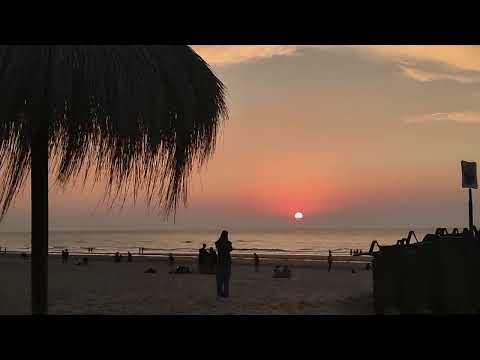 sun set on Scheveningen Beach 18/09/2024 #scheveningen