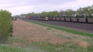 preview picture of video 'Union Pacific Stack Train, Nebraska'