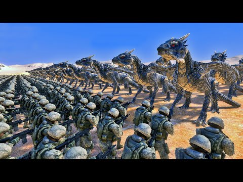 10.000 MODERN SOLDIERS vs 800 DRAGONS | Ultimate Epic Battle Simulator | UEBS