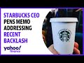 Starbucks CEO's memo tackles 'misrepresentation' concerns