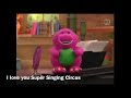 I Love You Super Singing Circus Barney Doll Just Like A Very Special Mouse