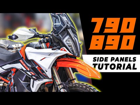 Tutorial KTM 790/890 SIDE PANELS KIT