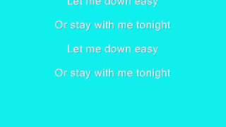 2am Club Let me down easy with lyrics HQ