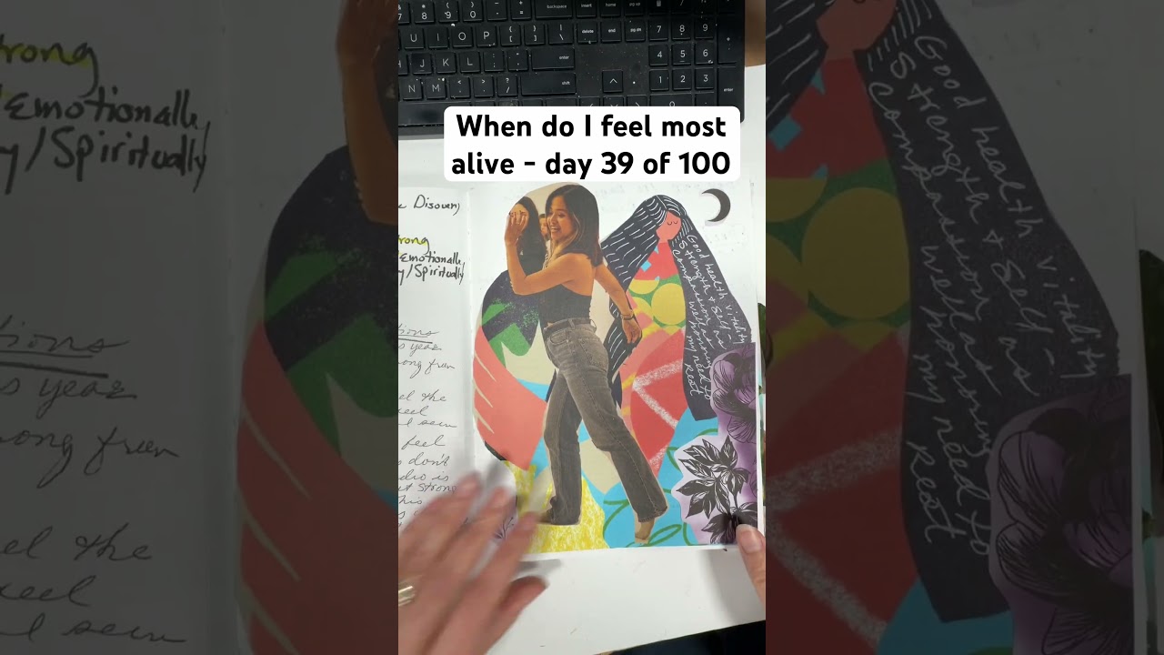 My 100 day project continues with day 39: when do I feel most alive?