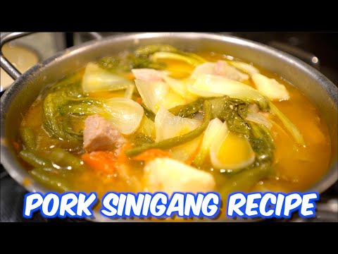 Sinigang na Baboy Recipe - How to cook the best Filipino Soup!