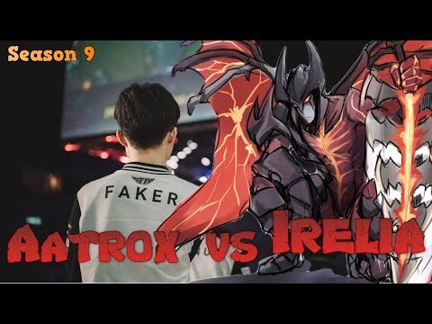 Faker - Aatrox vs Irelia Mid - Patch 9.24 LoL Season 9 KR Ranked | League of Legends Replays